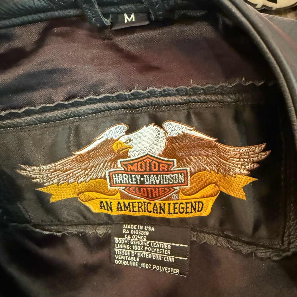 Harley-Davidson Black Jacket with Eagle Emblem